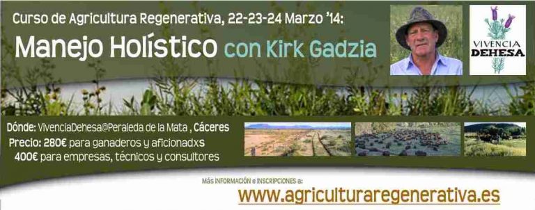 Curso Manejo Holístico con Kirk Gadzia