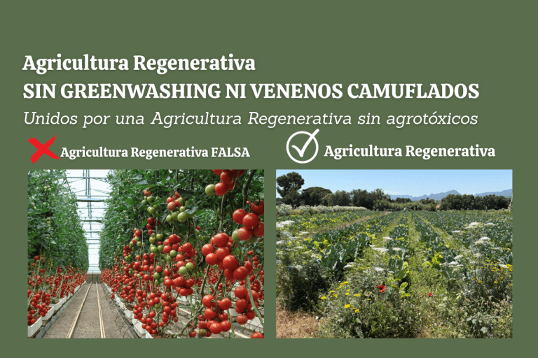 Unidos por una Agricultura Regenerativa sin greenwashing ni venenos camuflados