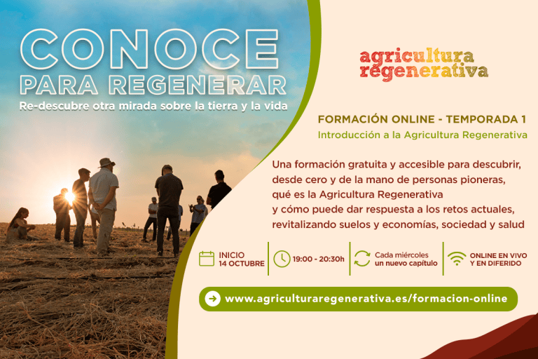 Formación introductoria online y gratuita en Agricultura Regenerativa